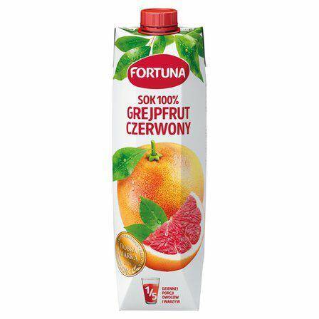 FORTUNA sok nek. grejfrut CZERWONY 1l