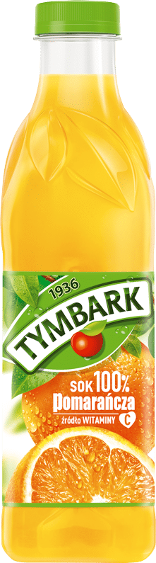 TYMBARK 1L Sok PLASTIK Pomarańcza*6.