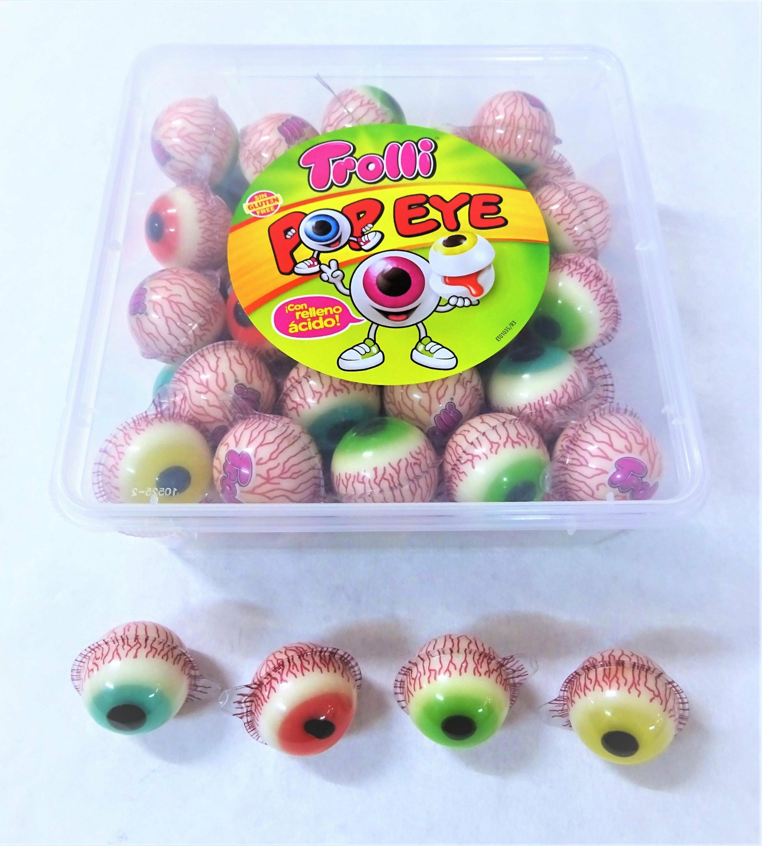 Zelki TROLLI Duża paczka 60sztuk POP EYE