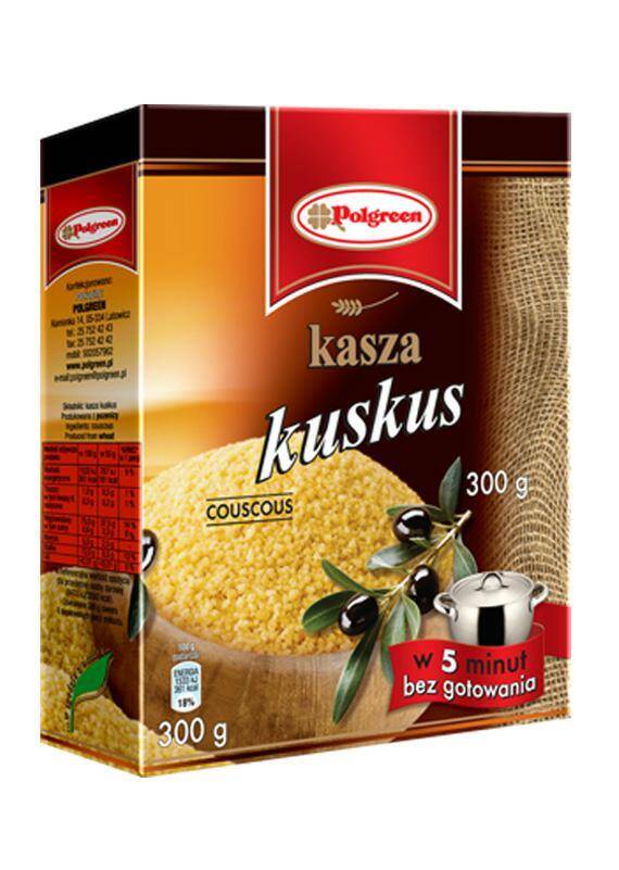 POLGREEN Kasza kuskus 300g*6