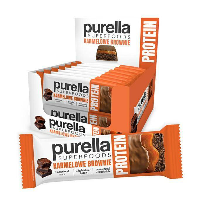 PURELLA baton Protein KARMELOWE BROWNIE