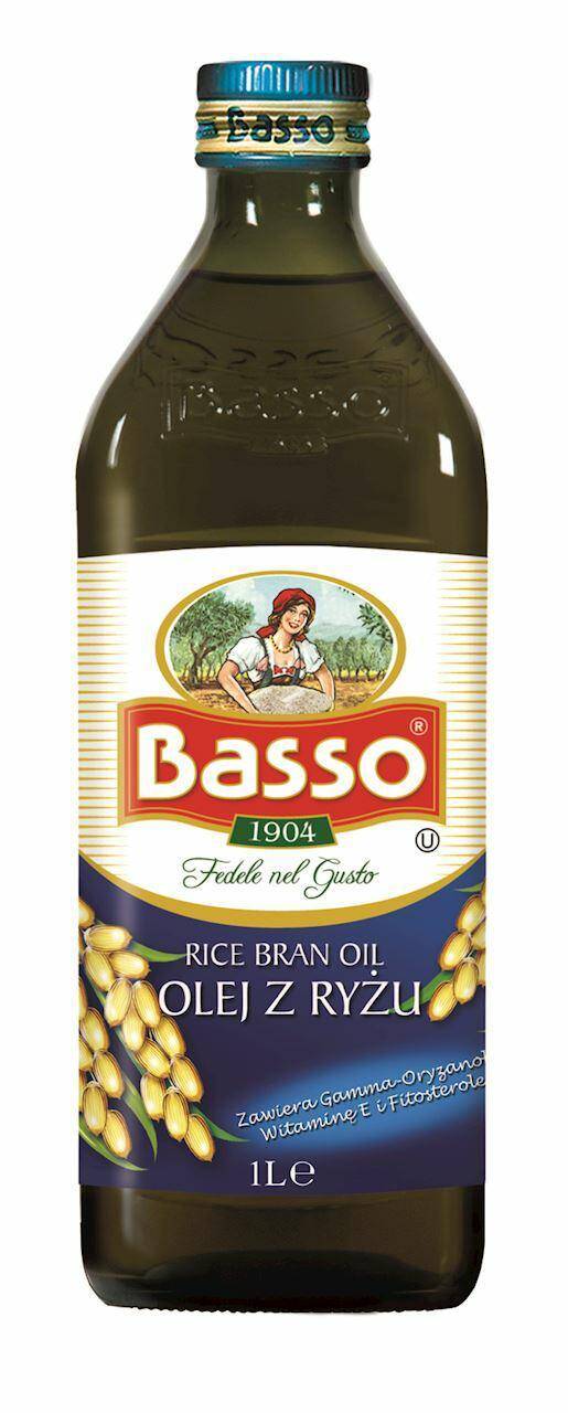 Olej z Ryżu szkło BASSO 1l*6