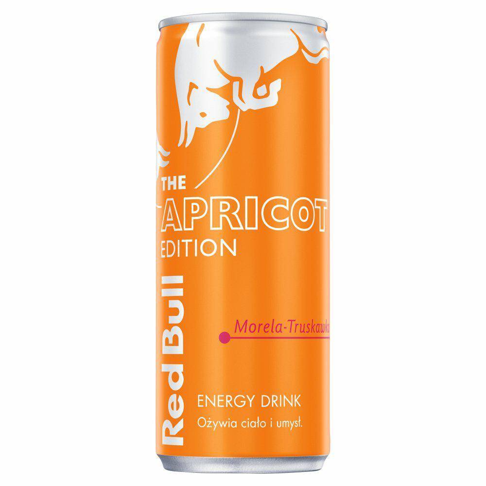 Napój Red BULL puszka Morel-Trusk. APRICOT