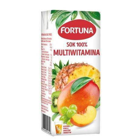 FORTUNA SŁOMKA sok multiwitam 0.2l *24.