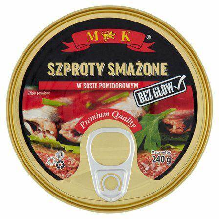 MK Smażone szproty w pom.pusz.240g*