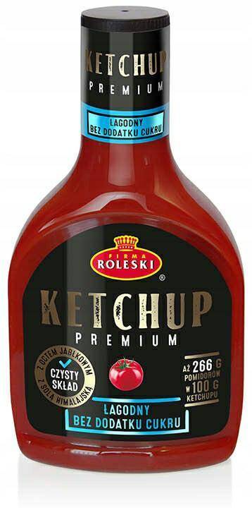 ROLESKI Ketchup Premium b/cukru 425g
