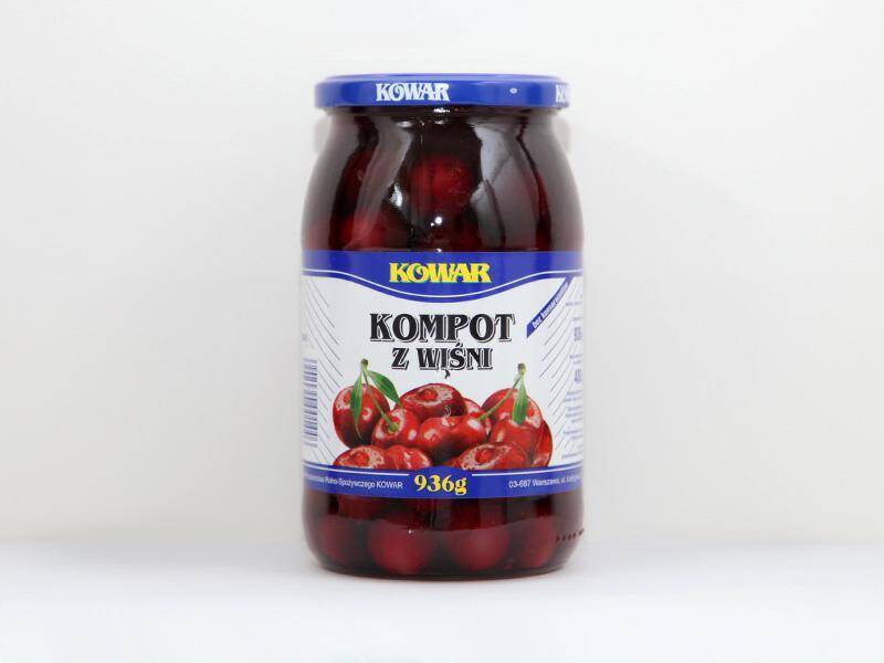 Kowar Kompot z wiśni 936g*8