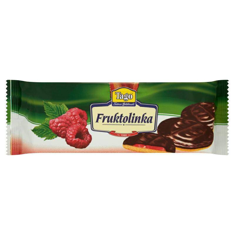 TAGO Fruktolinka malinowa 130g*24