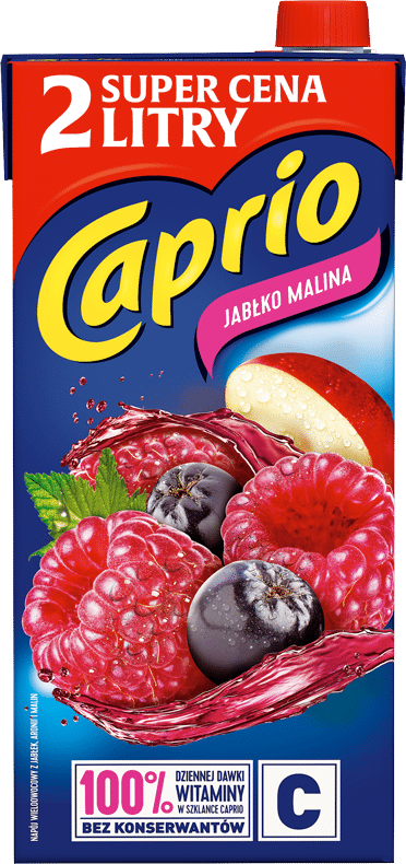CAPRIO jabł-malina 2l*6.