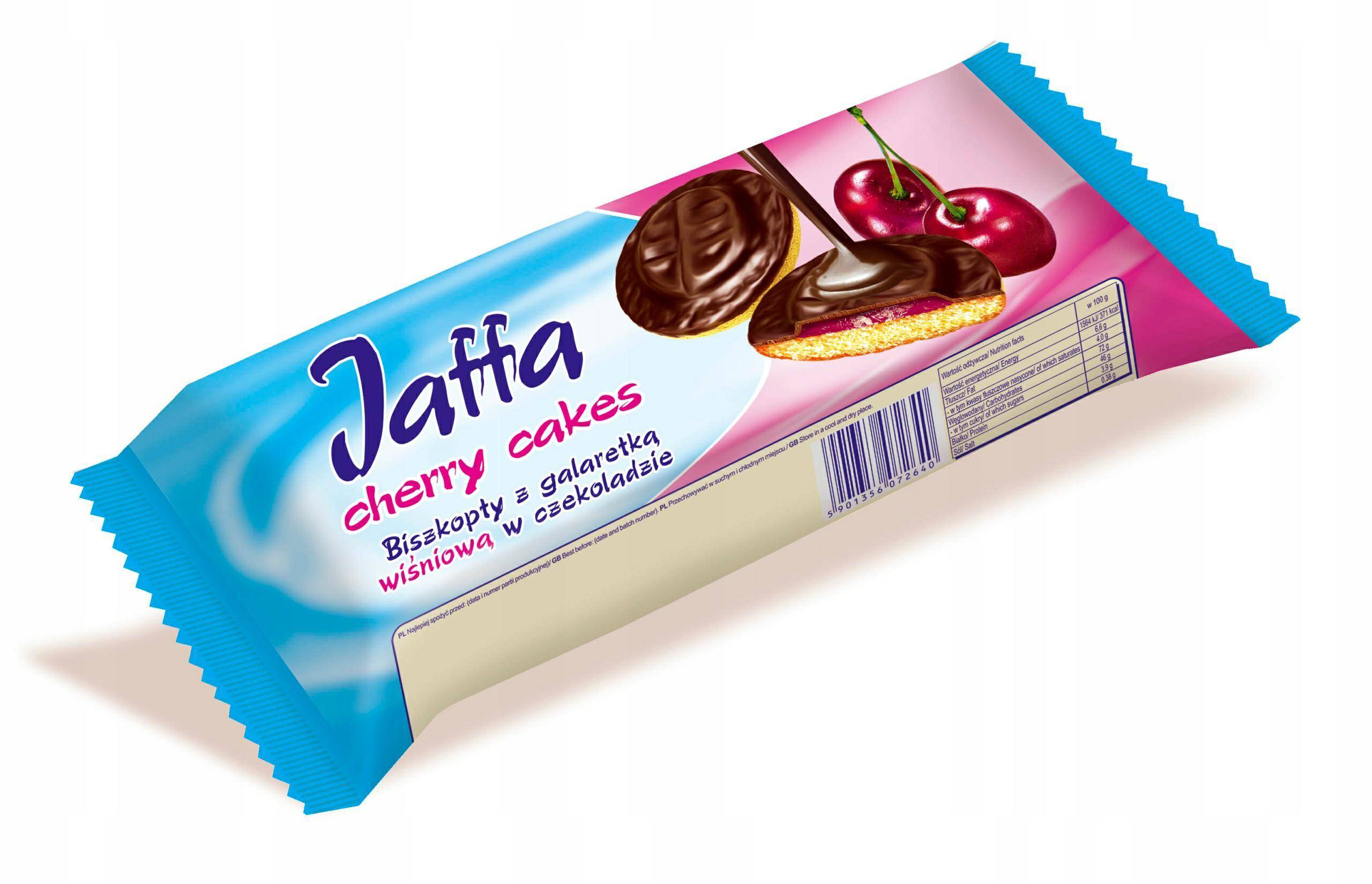 JAFFA Biszkopty z gal. wiśniową 150g *21