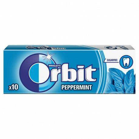 Guma draż.ORBIT PEPERMINT 14g*30 nieb