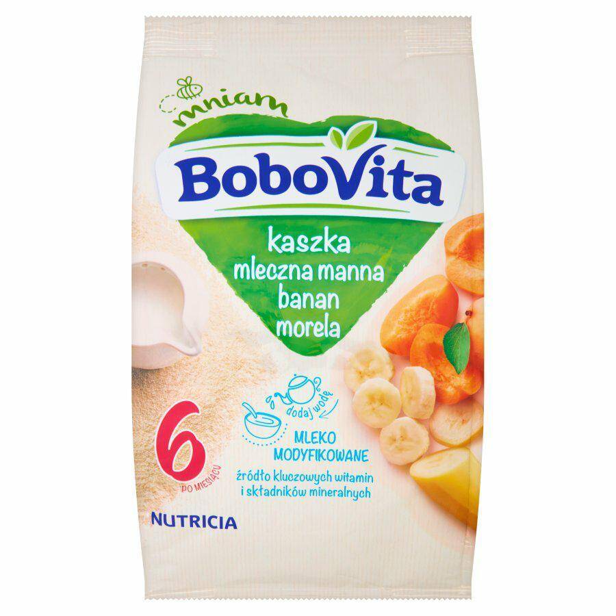 Bobo Vita kaszka manna Ban,Morela 230g.