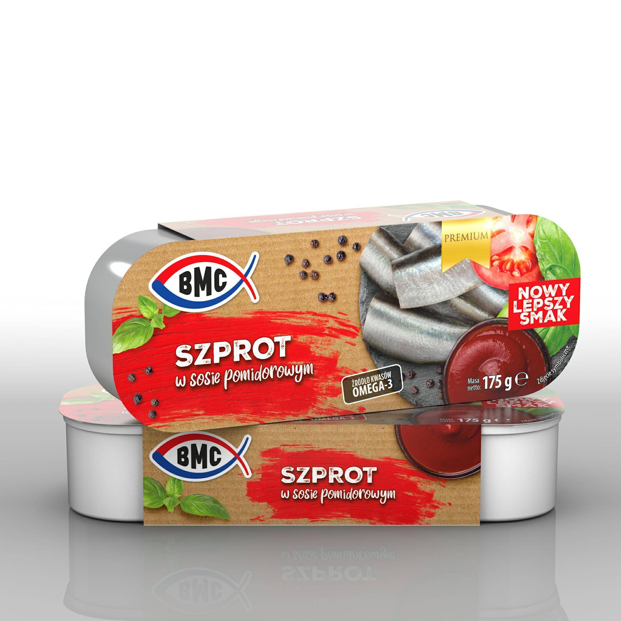 BMC Szprot pomidor 175g*10