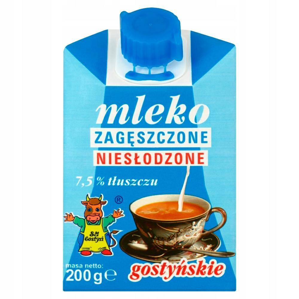 GOSTYŃ mleko n/sł.200g*24