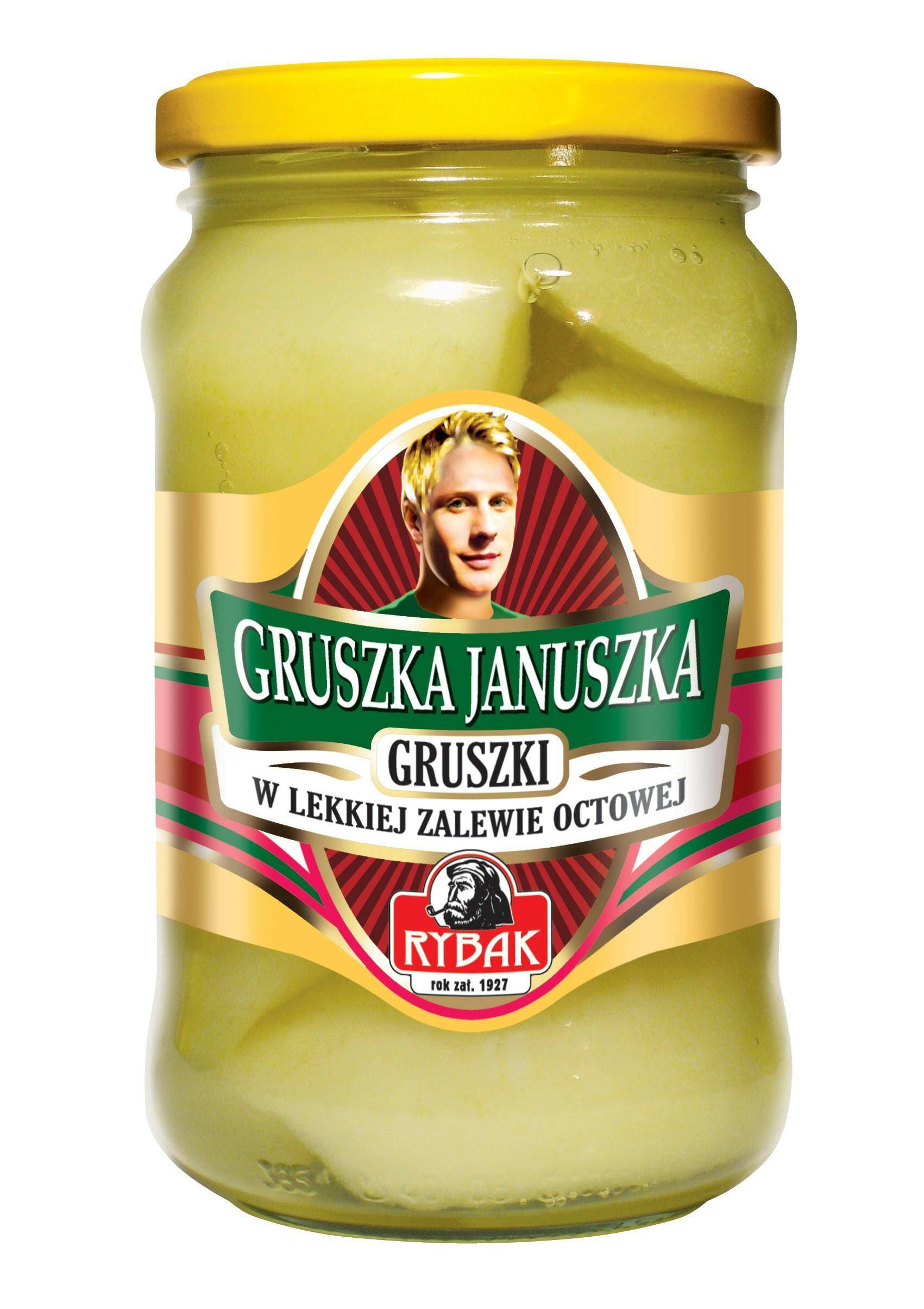 Przetwory RYBAK Gruszka w occie 390g*6.