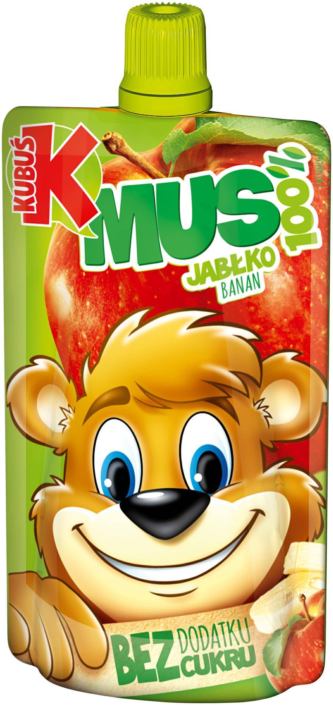 KUBUS MUS JABŁKO 100g*12