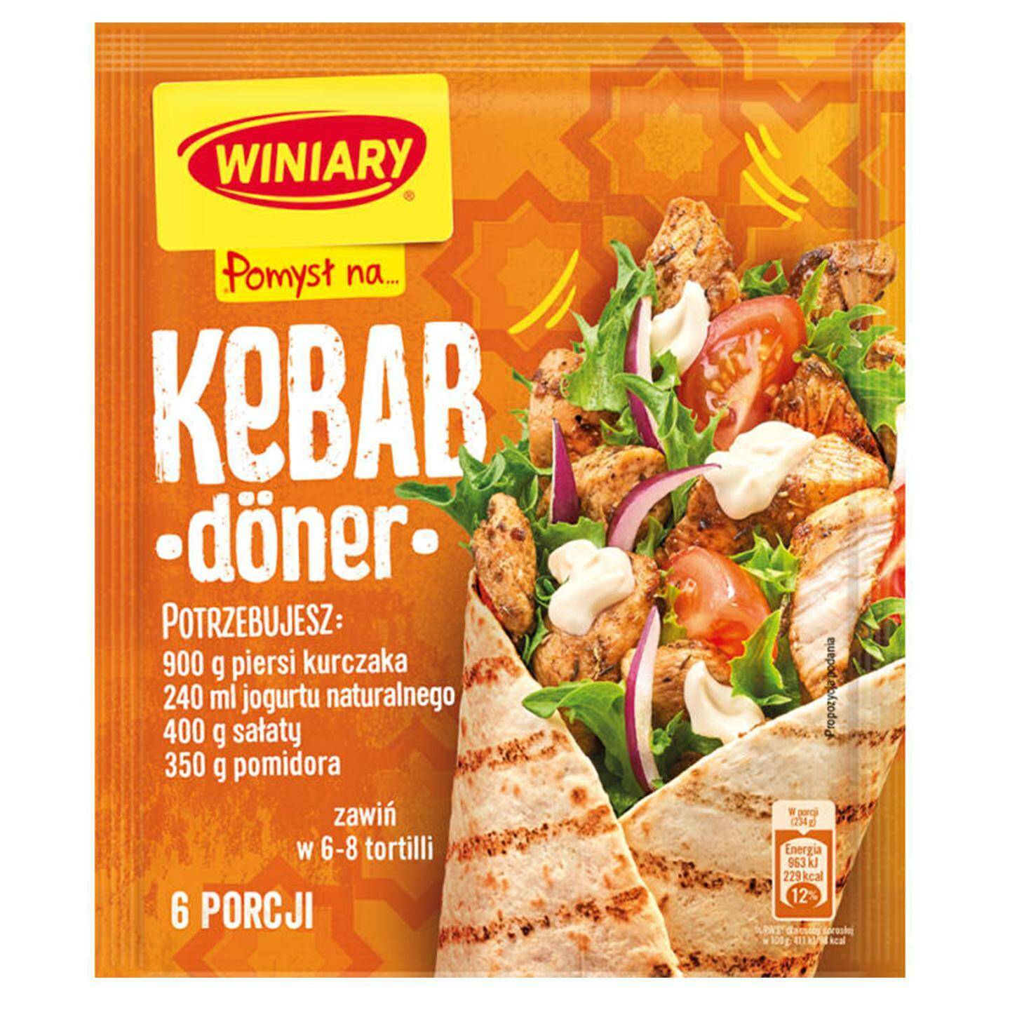 WINIARY Pomysł Kebab 28g*28