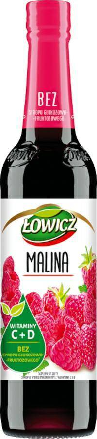 ŁOWICZ Syrop Malina 400ml *6 Suplement