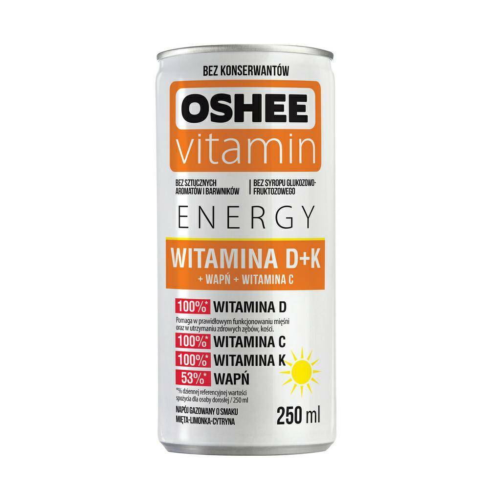Napój OSHEE pusz 250 ml Wit D+K.*24