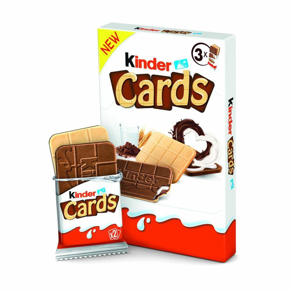 KINDER Cards (3x25,6g)**18.