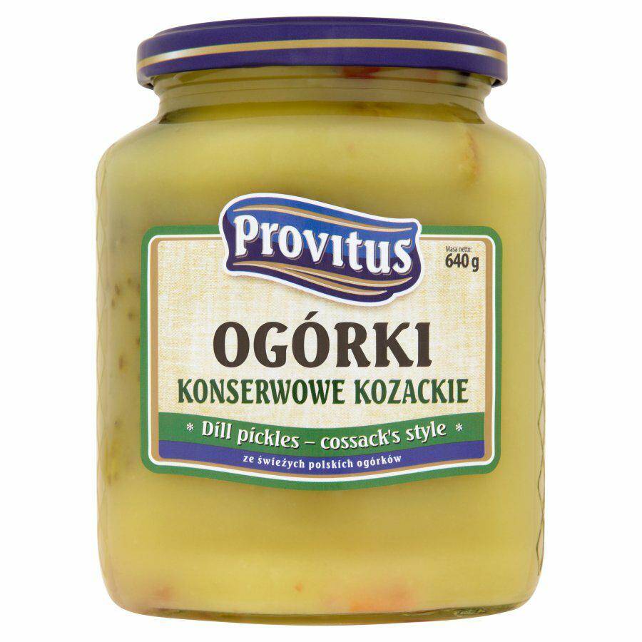 Provitus Ogórki Kozackie 640g*6.