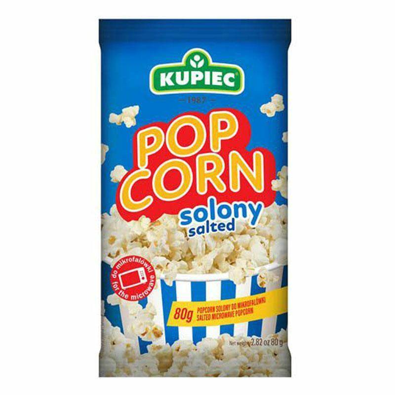 KUPIEC Popcorn Solony 80g*25