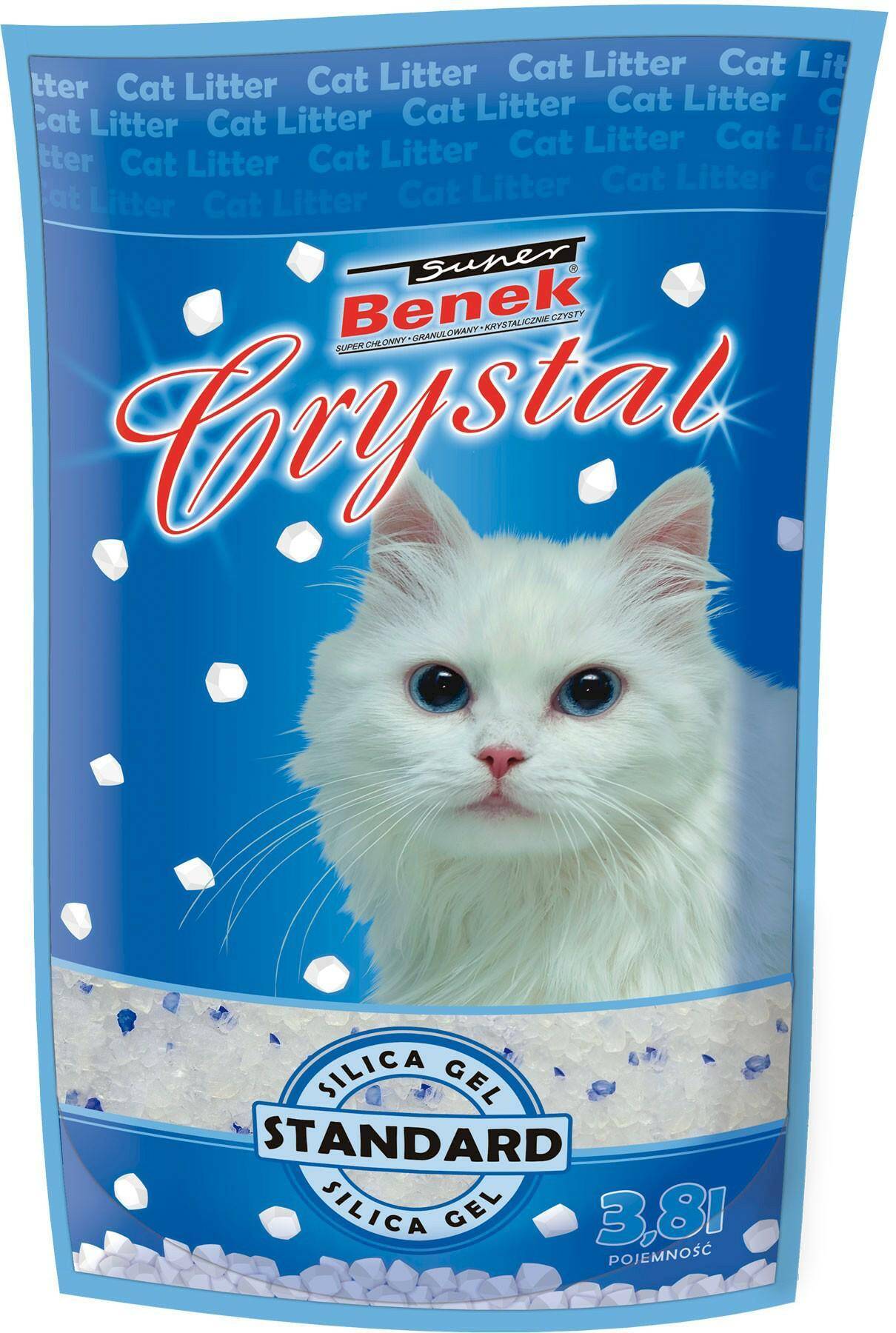 BENEK Żwirek Crystal Standard silikonowy