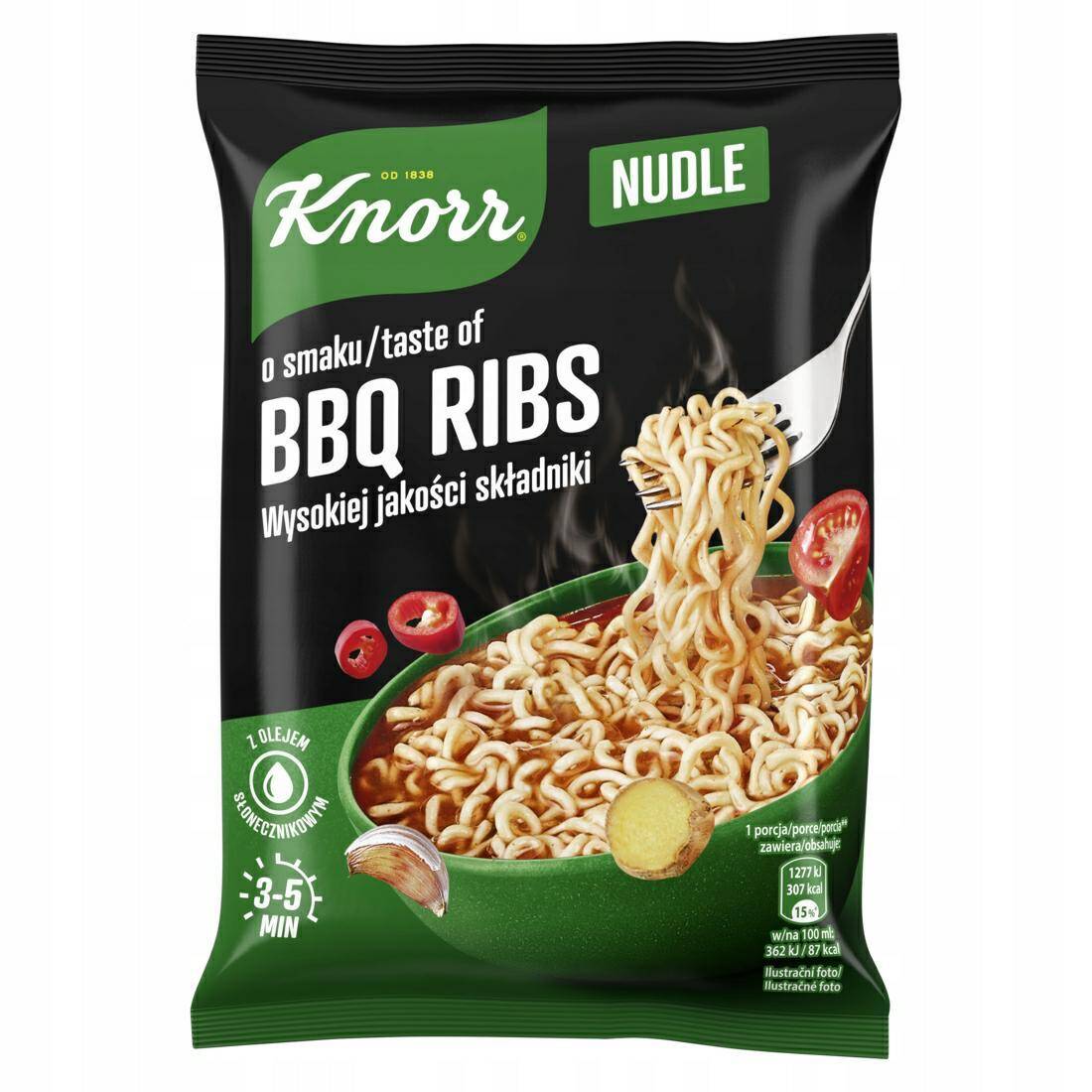KNOR Nudle BBQ 66g*22