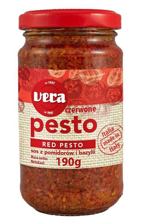 VERA Pesto Czerwone 190g*12