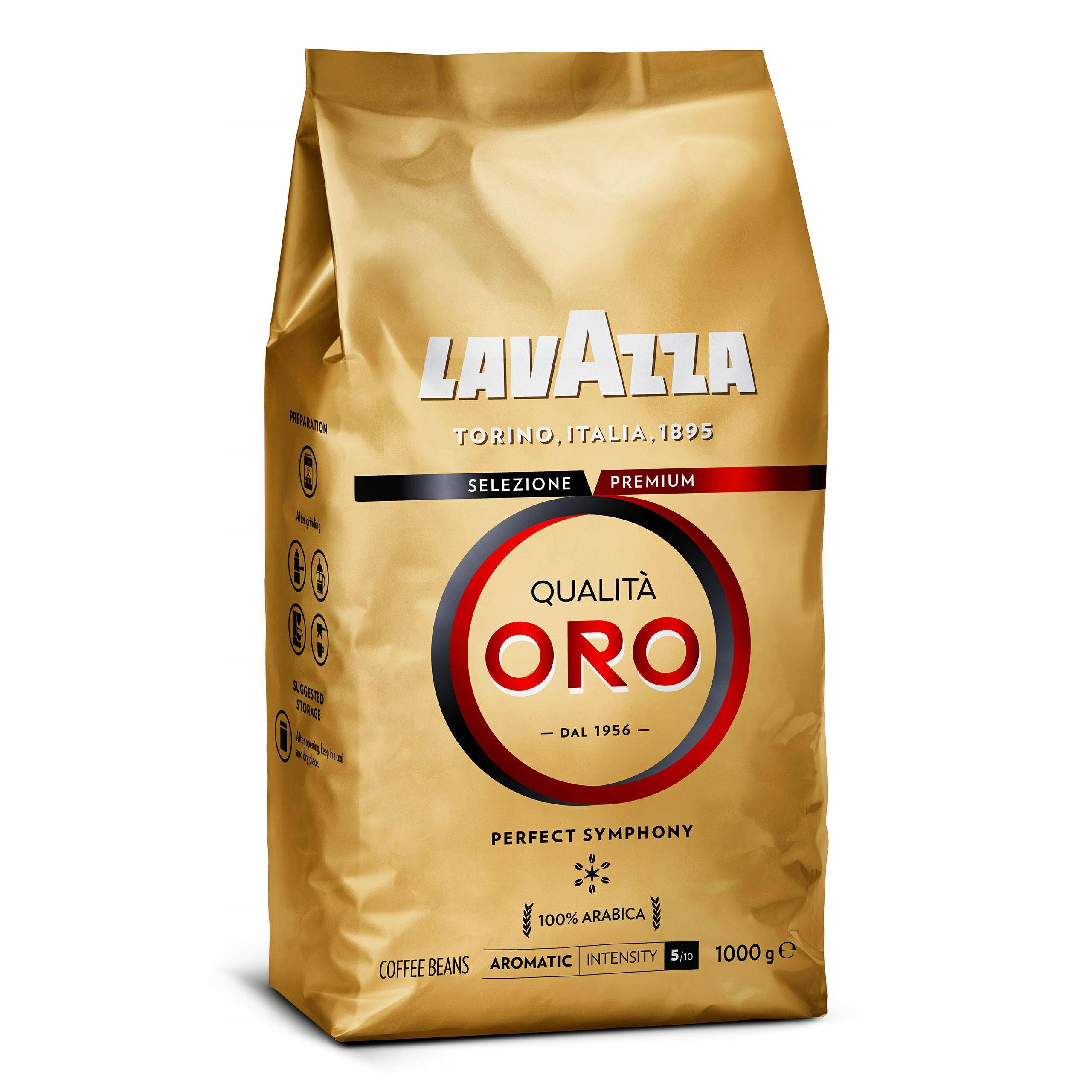 Kawa LAVAZZA 1kg QUALITA Oro ziarno.