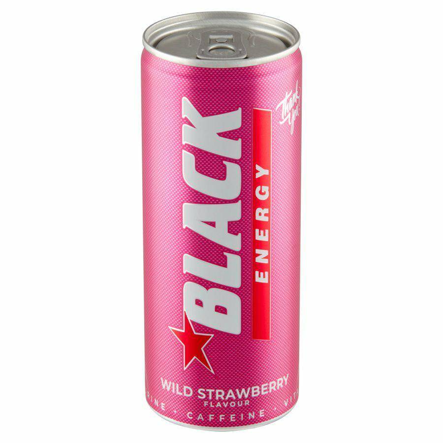 Napój BLACK WILD STRAWBERRY 250ml*12