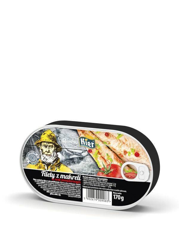 KIER R Filet makrela pomid.170g*24