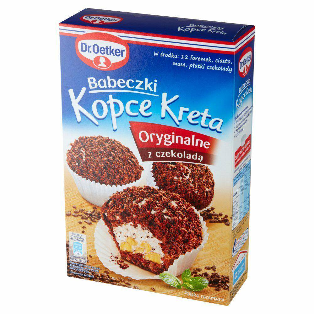 Dr.Oetker ciasto Babeczki Kopiec Kreta