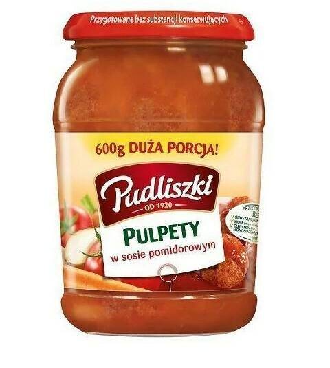 PUDLISZKI danie PULPETY w sosie pomidorowym 600g [8]