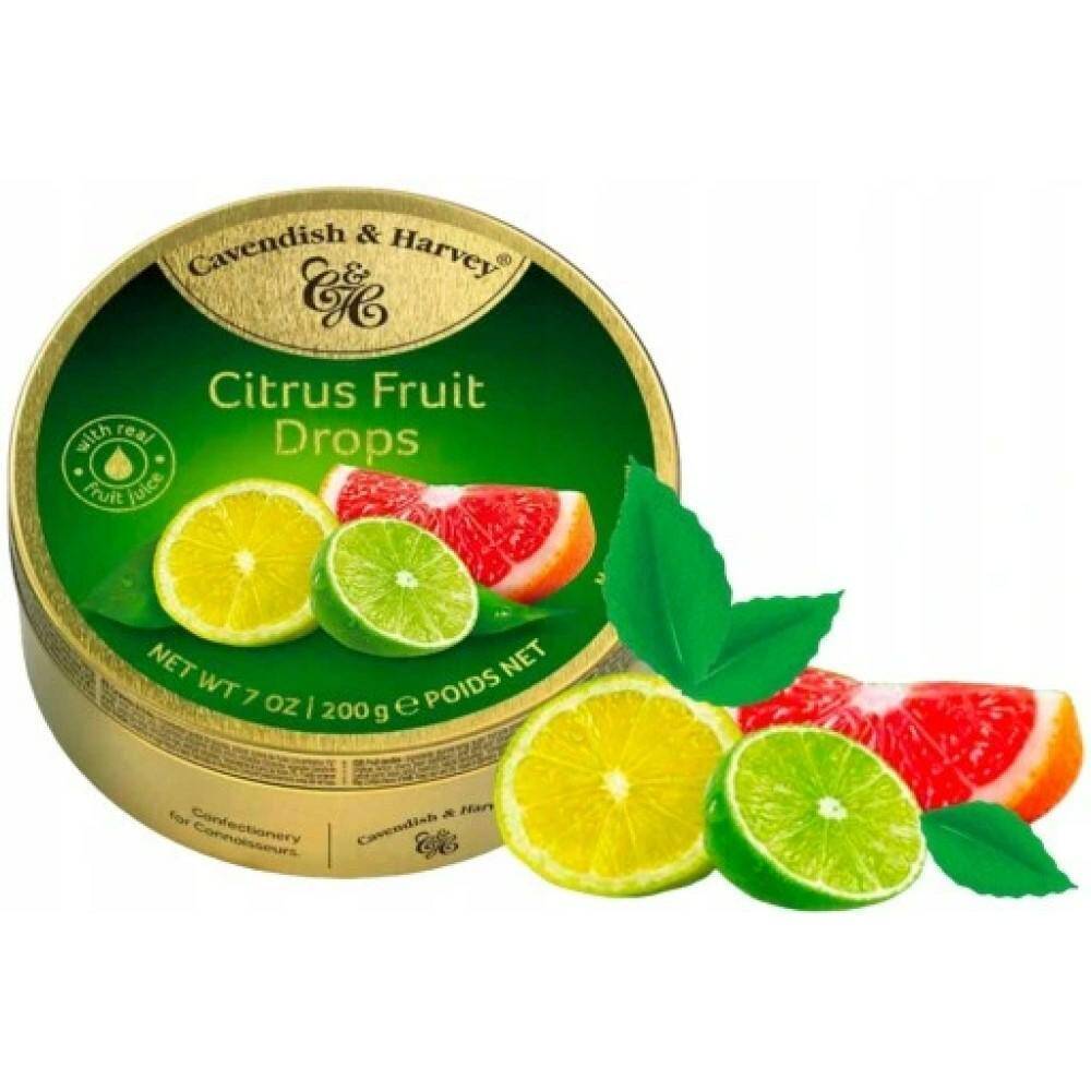 CAVENDISH cukierki PUSZKA owoce cytrusowe 175g [9]