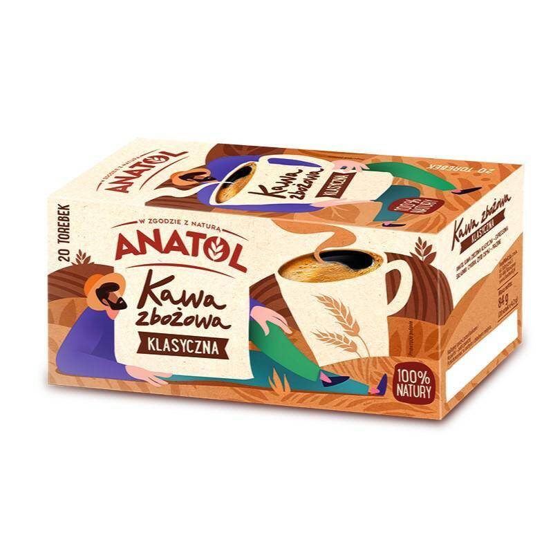 DELECTA kawa zbożowa ekspresowa ANATOL 84g [15]
