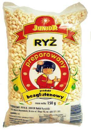 JUNIOR ryż PREPAROWANY 150g [16]