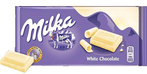 MILKA czekolada WHITE biała 100g [22]