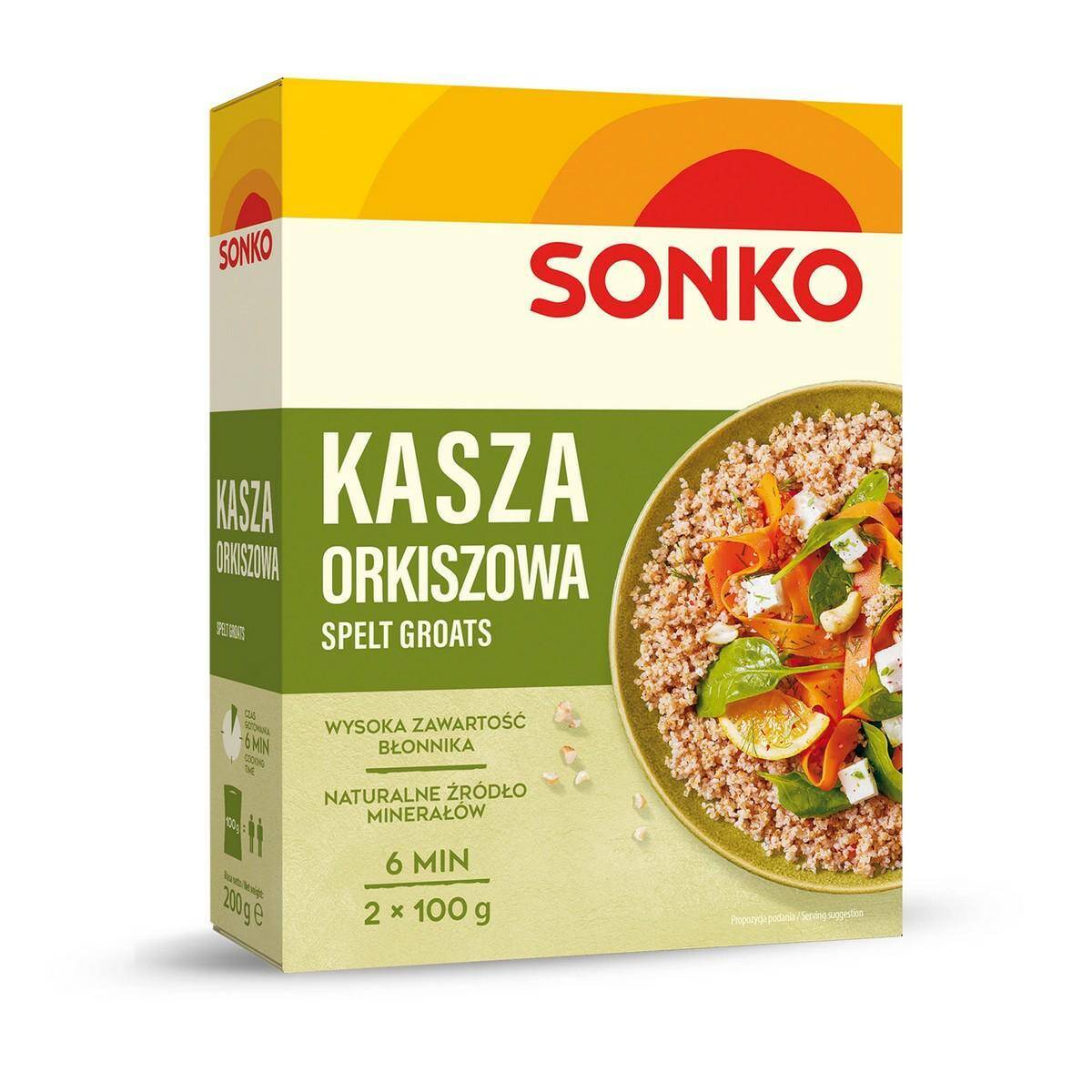 SONKO KASZA ORKISZOWA 2x100g saszetki [6]