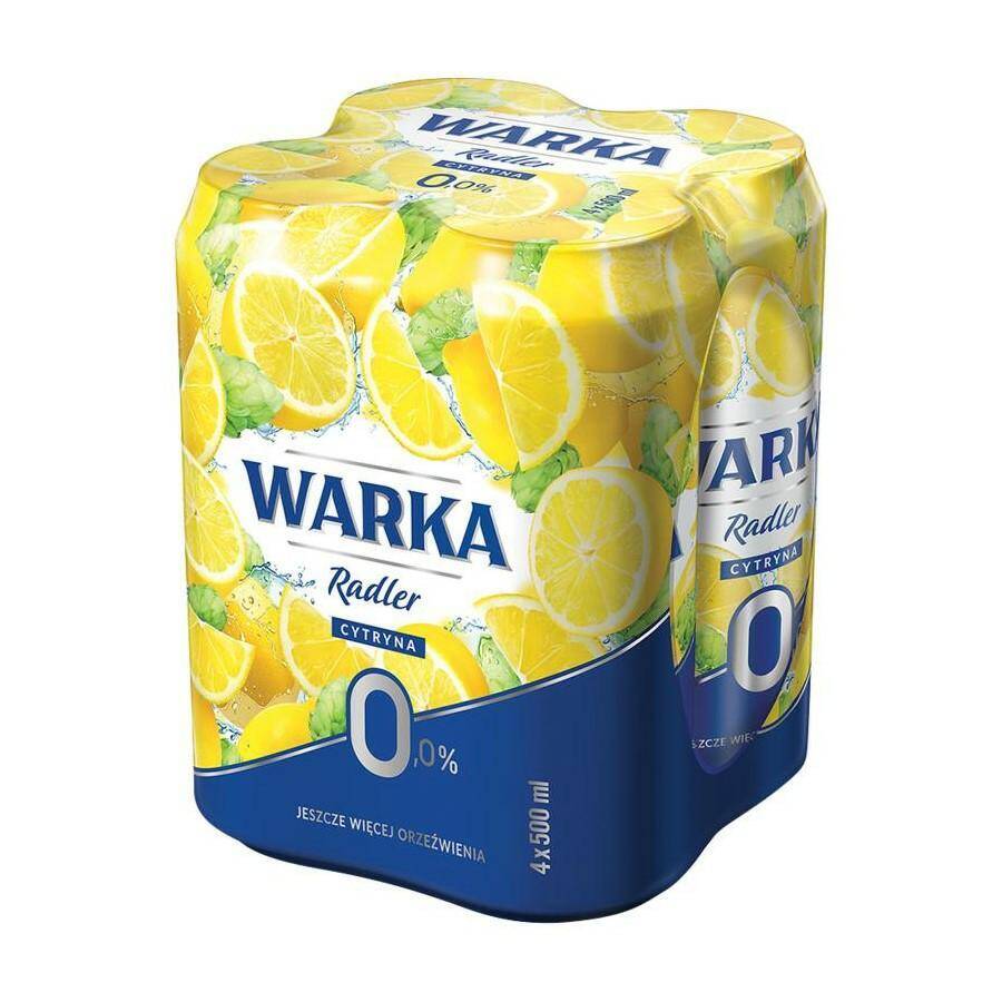 PIWO puszka WARKA RADLER CYTRYNA 0% 0,5L [24]