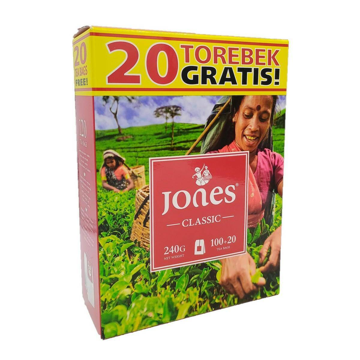 JONES herbata ekspresowa 100+20 torebek [8]