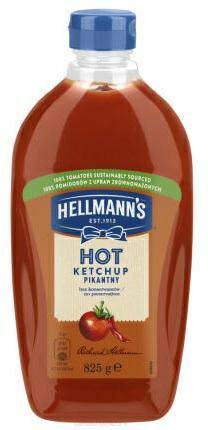 HELLMANS ketchup PIKANTNY 470g [12] (Zdjęcie 1)