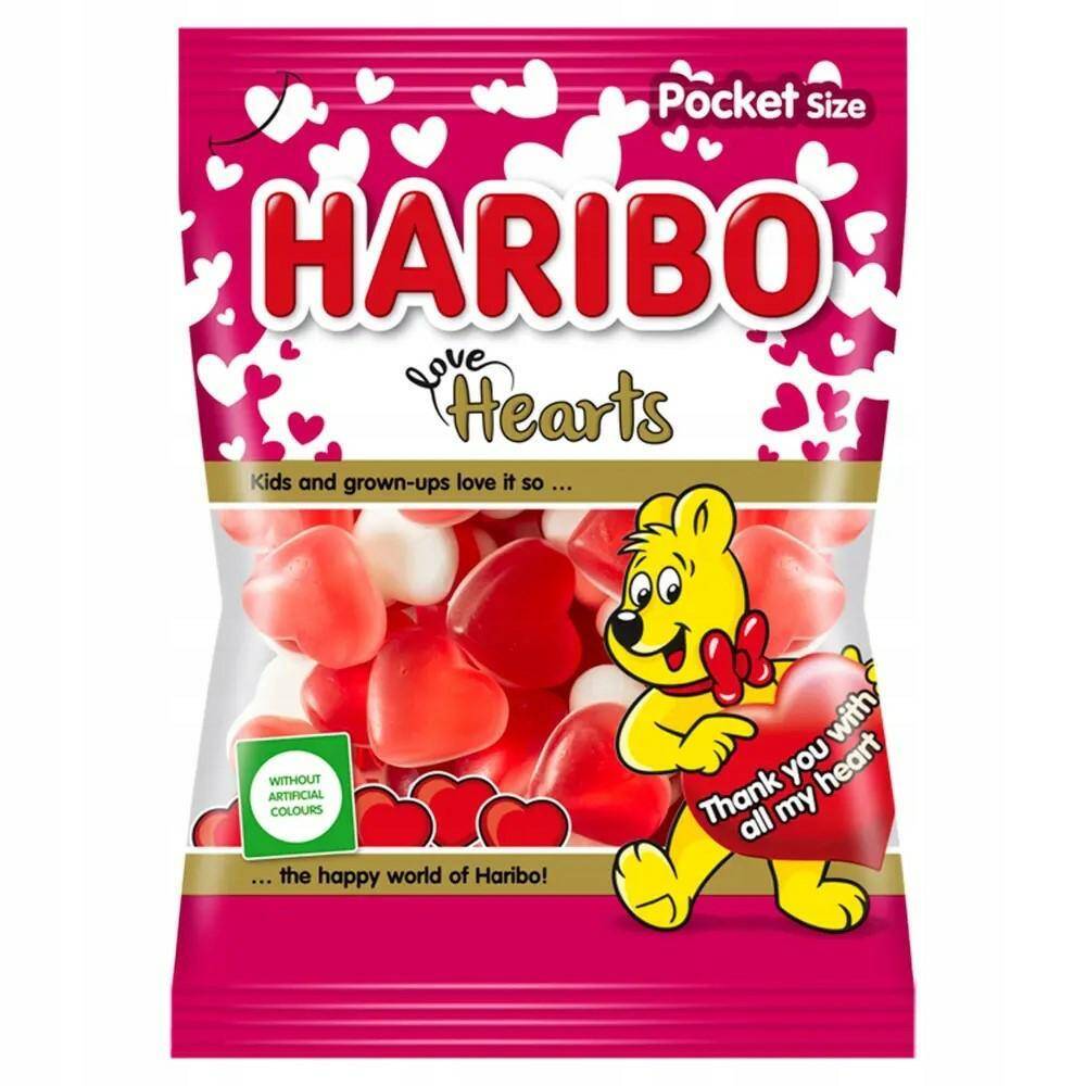 HARIBO żelki 100g LOVE HEARTS [30]