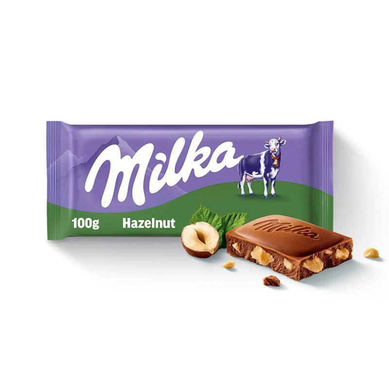 MILKA czekolada HAZELNUTS 90g [24]