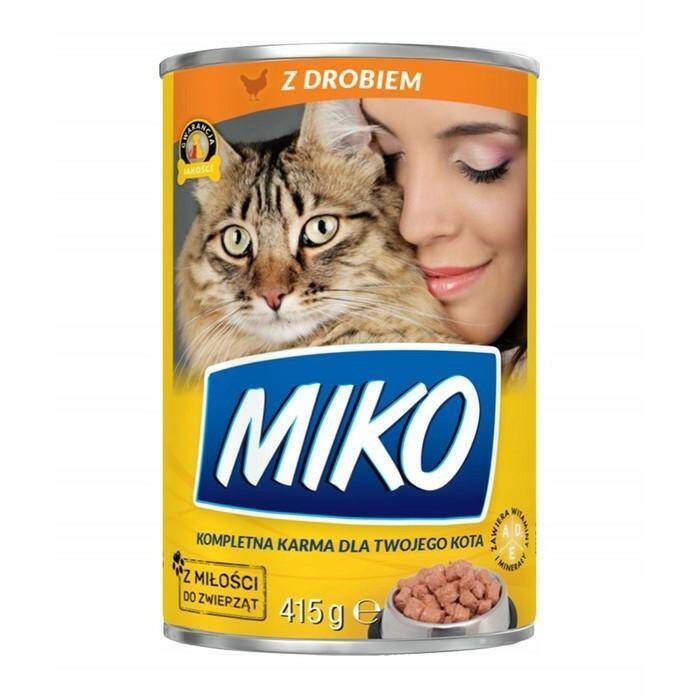 MIKO kot z drobiem 415g puszka [24]