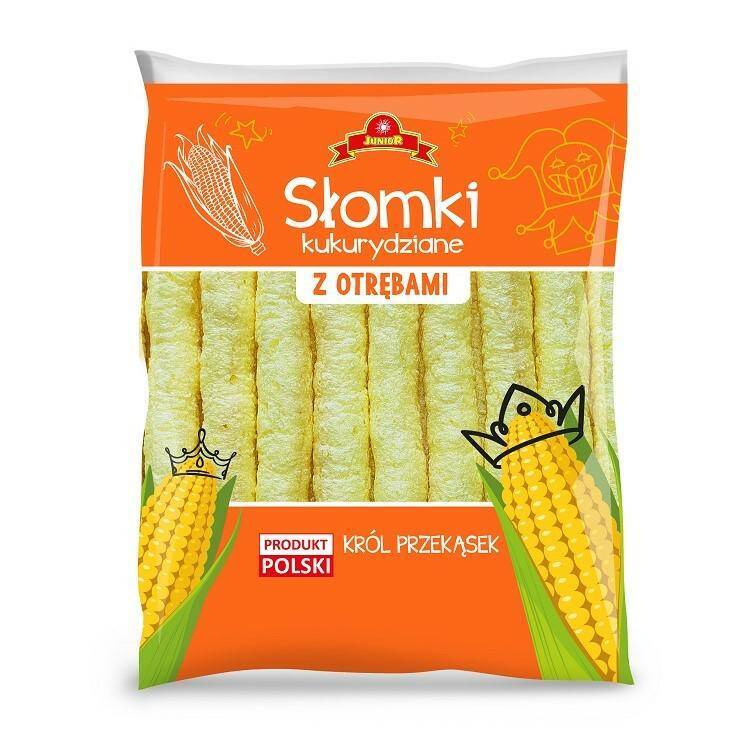 JUNIOR słomka kukurydziana Z OTRĘBAMI 60g [15]