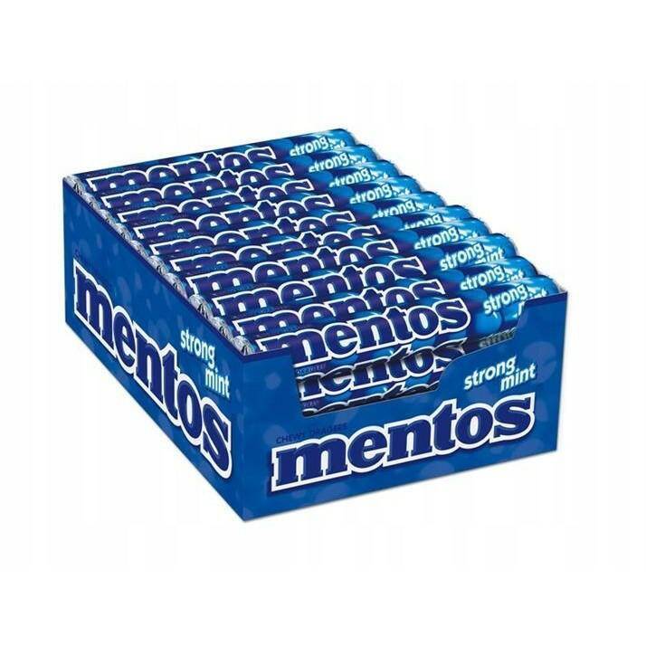 MENTOS 40 STRONG MINT 37,5g x40szt