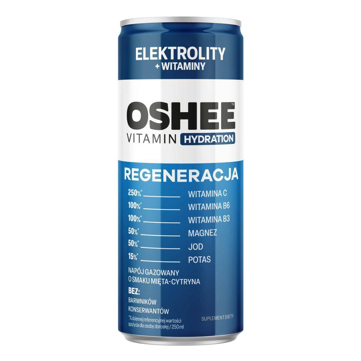 OSHEE 250ml puszka RECOVERY elektrolity i witaminy [24]