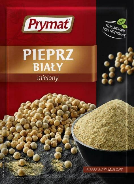 PRYMAT pieprz BIAŁY mielony 15g [25]