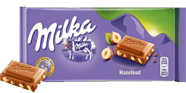 MILKA czekolada HAZELNUTS 100g [22]